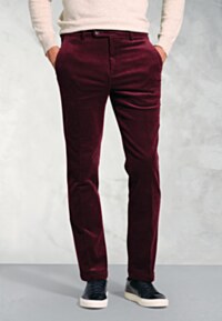 Regular Fit Ellroy Cherry Corduroy Trousers
