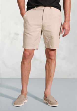 Caine Natural Linen Cotton Shorts